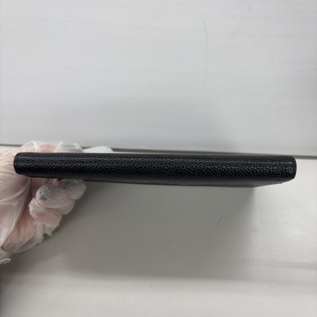 ◎CHANEL シャネル ココマーク キャビアスキン 長財布 ブラック 黒 レディース TW209808_画像5
