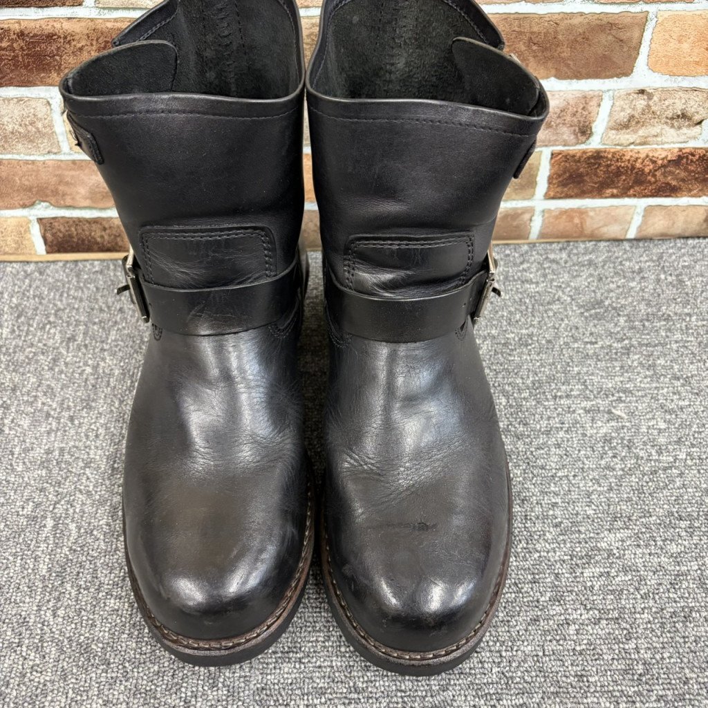 *1 иен старт *Hawkins Hawkins engineer boots HL 40015 26cm черный обувь кожа обувь HS211424