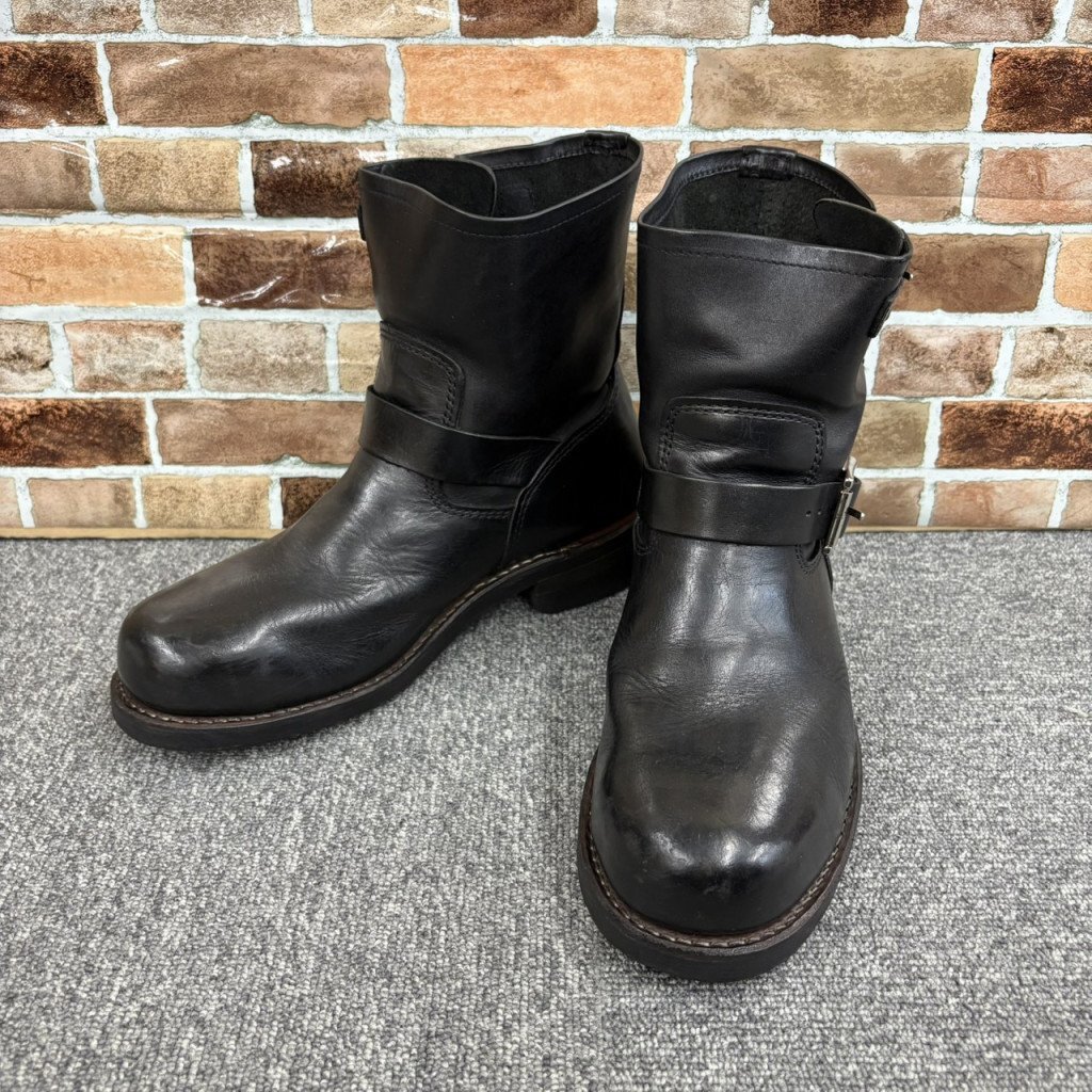 *1 иен старт *Hawkins Hawkins engineer boots HL 40015 26cm черный обувь кожа обувь HS211424