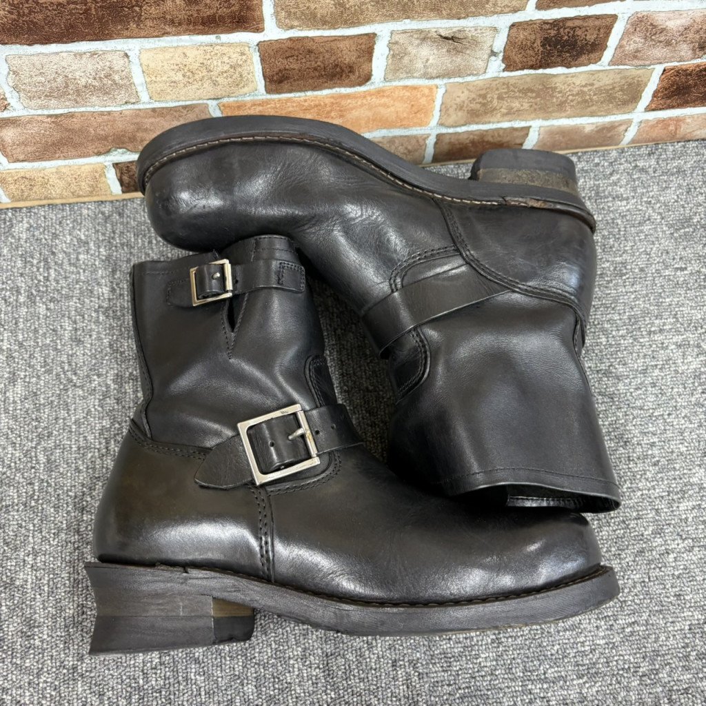 *1 иен старт *Hawkins Hawkins engineer boots HL 40015 26cm черный обувь кожа обувь HS211424