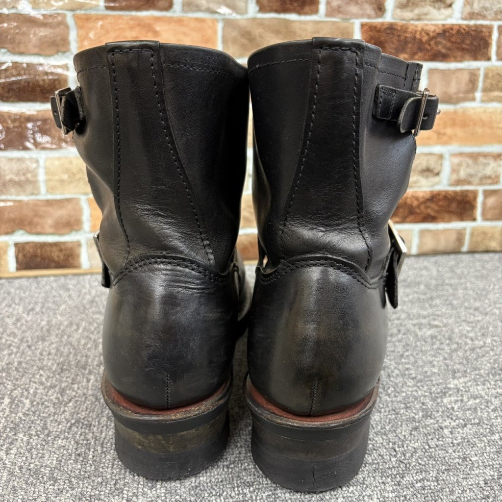 *1 иен старт *Hawkins Hawkins engineer boots HL 40015 26cm черный обувь кожа обувь HS211424