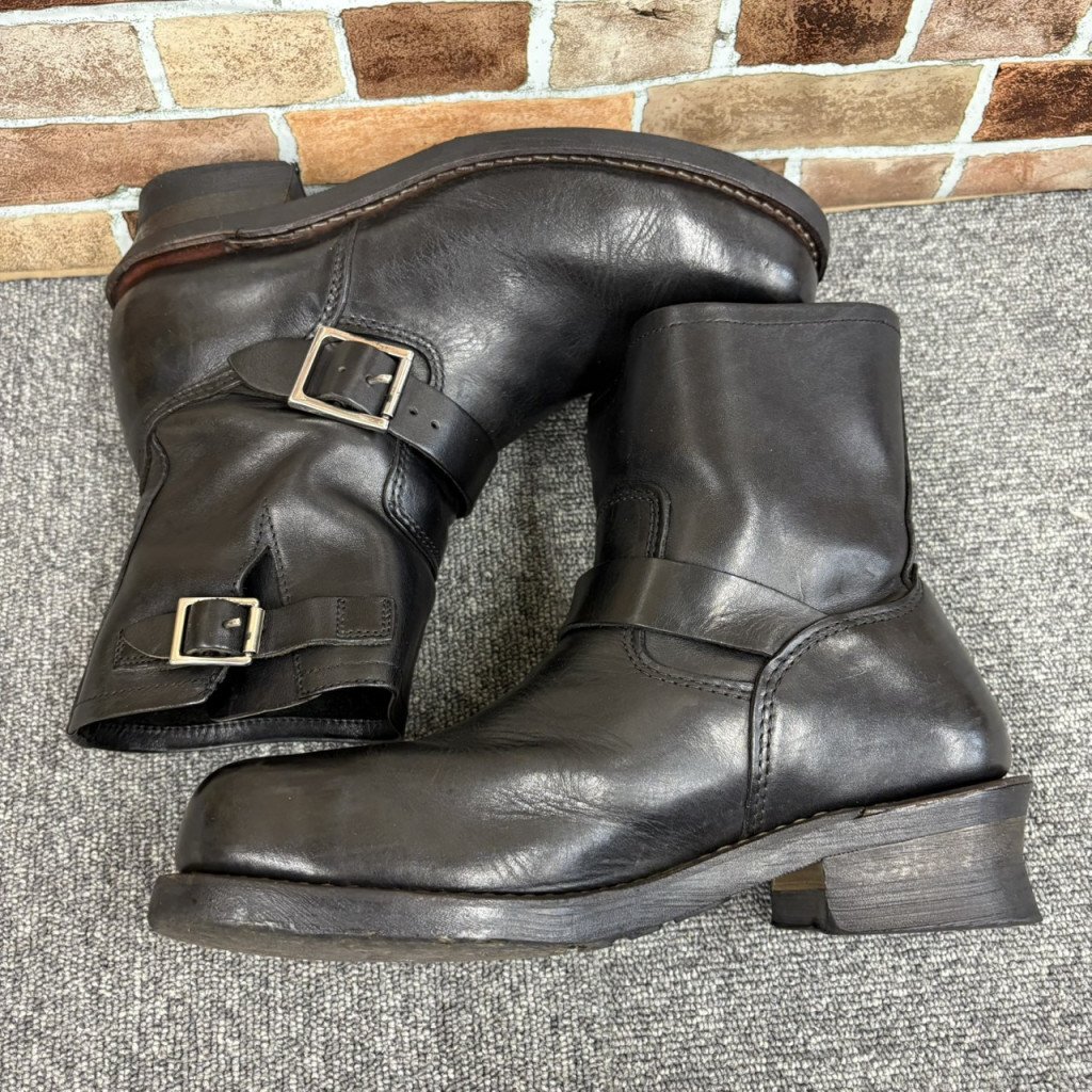 *1 иен старт *Hawkins Hawkins engineer boots HL 40015 26cm черный обувь кожа обувь HS211424