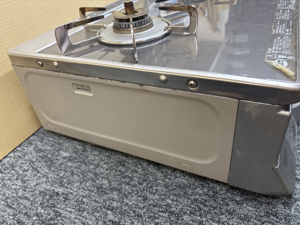 ◎【家財便A発送】Rinnai リンナイ ガスコンロ RTE65VAGP-GL LPガス用 2019年製 TW209689_画像6