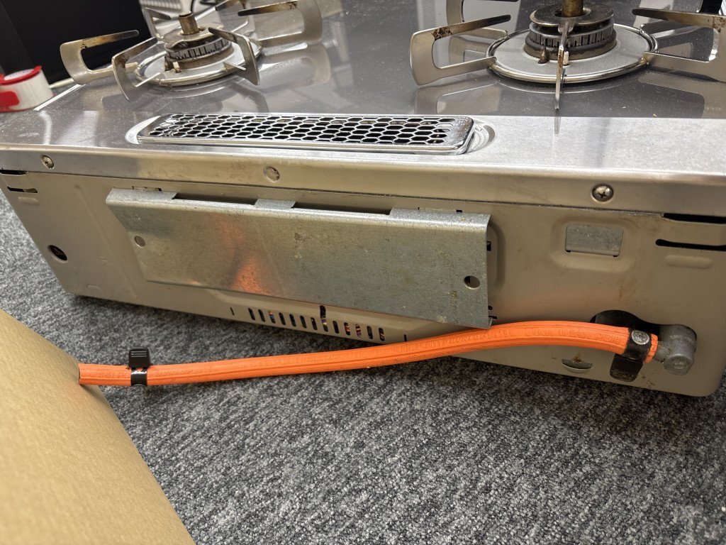 ◎【家財便A発送】Rinnai リンナイ ガスコンロ RTE65VAGP-GL LPガス用 2019年製 TW209689_画像7