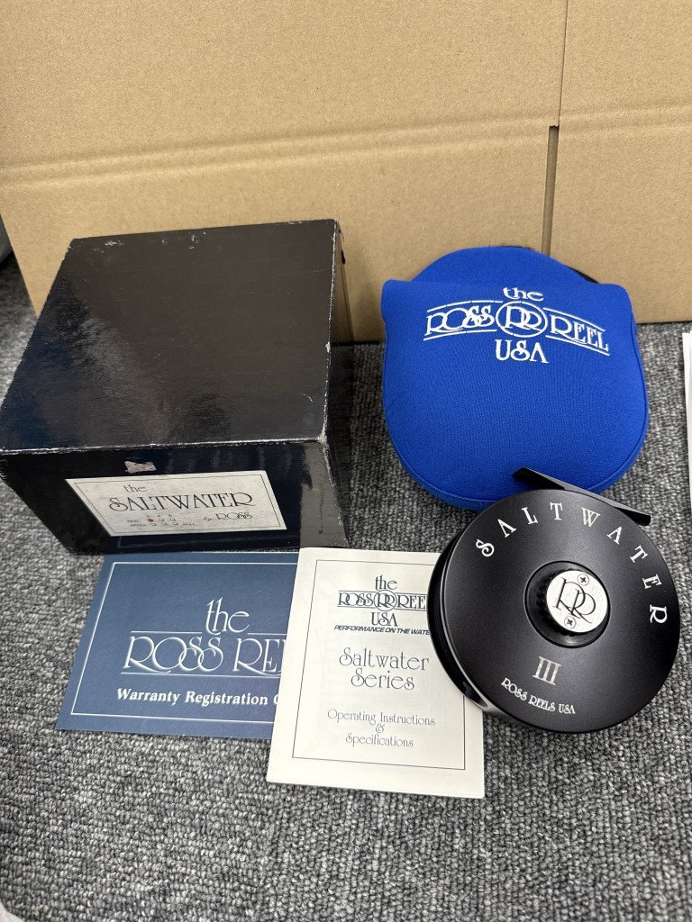 v ROSS REELS USA SALTWATER III fly reel Roth катушка KB210162