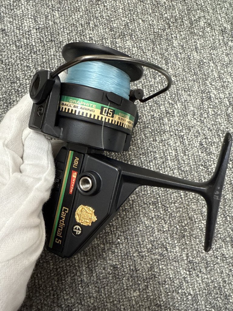 v 1 иен ~ ABU Garcia вращающийся катушка Cardinal 5 Abu Garcia Cardinal 5 текущее состояние товар KB210153