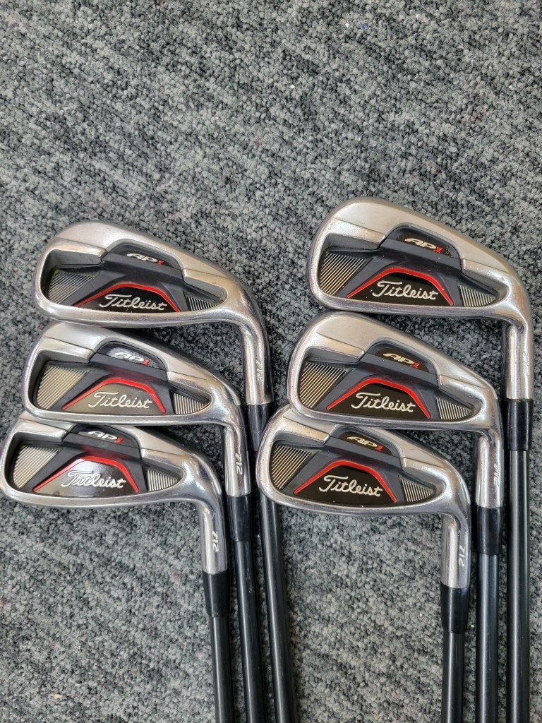 ＊TITLEIST タイトリスト AP1 712 アイアン6本 5-9.P フレックスS DT202997_画像1