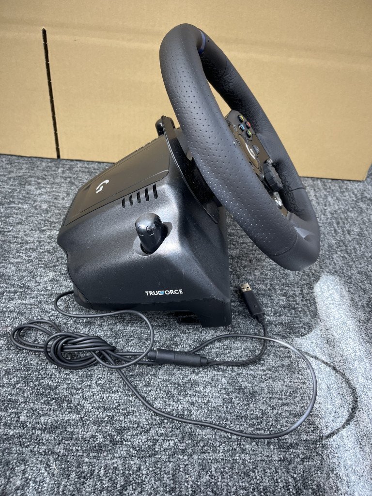 ☆ Logitech G923 for Xbox One and PC レーシングホイール 動作未確認 TK210538_画像7