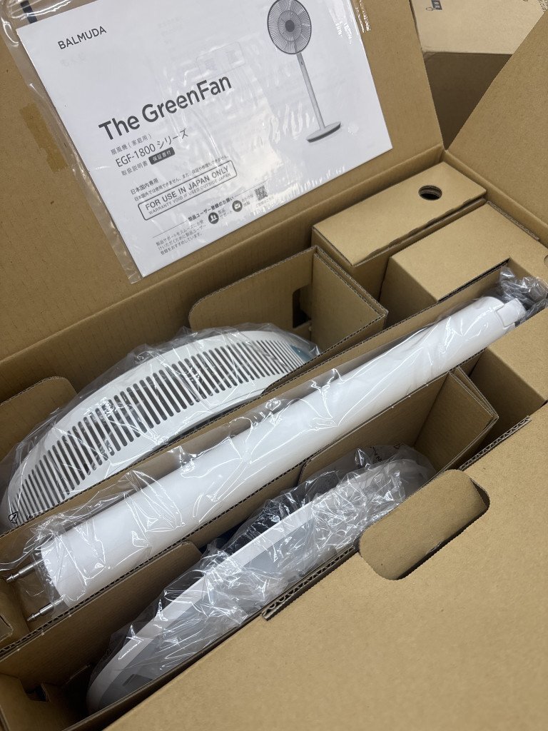 ◎【未使用】BALMUDA バルミューダ 扇風機 リビング扇 30cm EGF-1800-WG TW212576_画像4