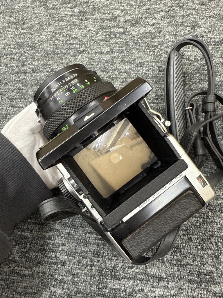 ▽売り切り★ 1円～ BRONICA ブロニカ ZENZA ETR 中判カメラ MC 75mm F2.8 KB213573_画像5