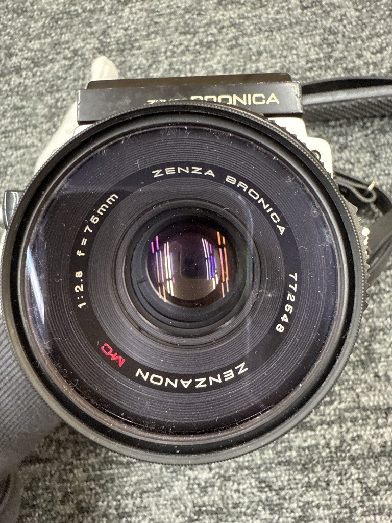 ▽売り切り★ 1円～ BRONICA ブロニカ ZENZA ETR 中判カメラ MC 75mm F2.8 KB213573_画像9