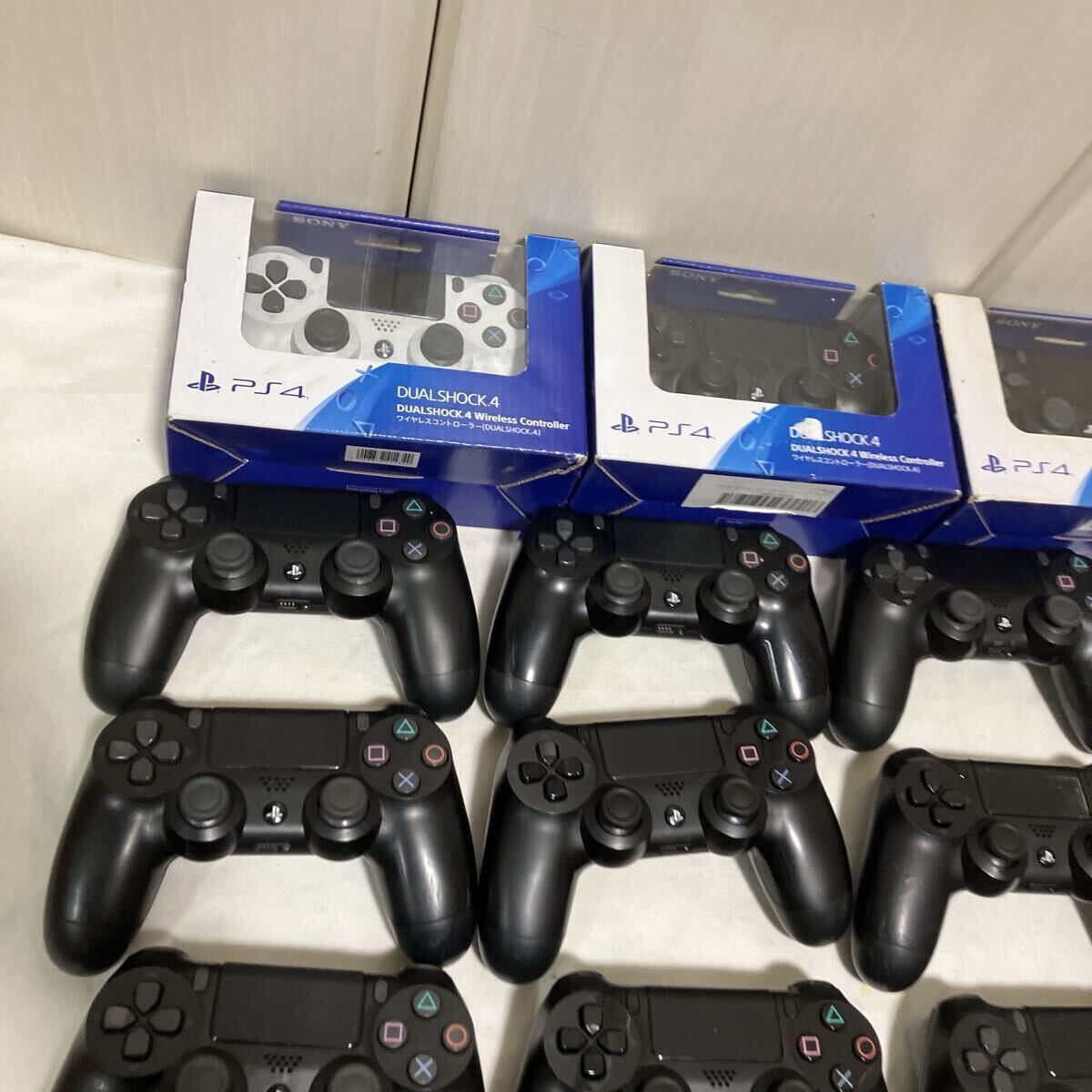 SONY PS4 PS5 純正コントローラー DUALSHOCK4 PlayStation4 ワイヤレスコントローラー 18個セット 動作未確認 100サイズ_画像2
