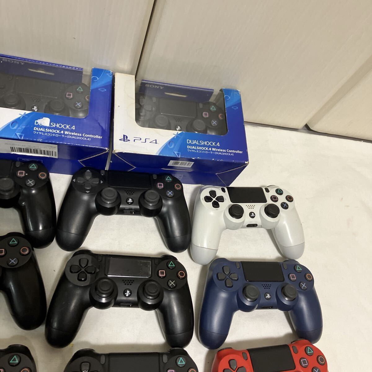 SONY PS4 PS5 純正コントローラー DUALSHOCK4 PlayStation4 ワイヤレスコントローラー 18個セット 動作未確認 100サイズ_画像3