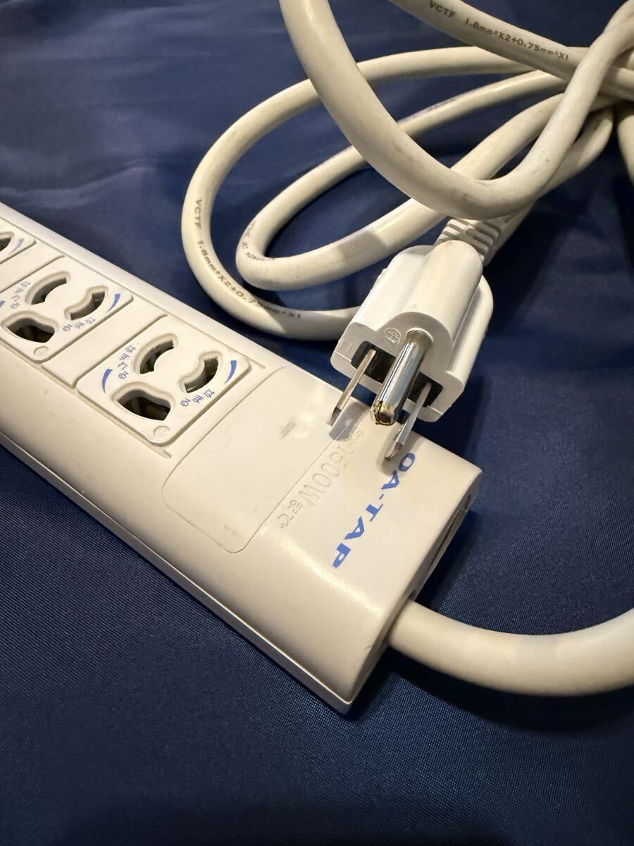 OAタップ15A 125V 7口 コンセント_画像2