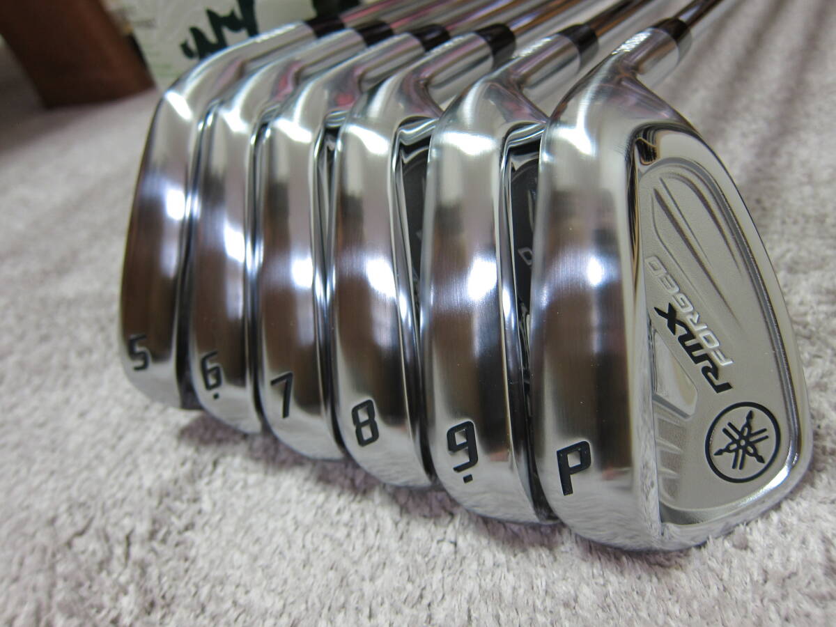 【ほぼ新品】ヤマハ リミックス フォージド アイアン 6本組(#5~9、PW) Rシャフト：N.S.PRO 950GH スチール YAMAHA RMX FORGED_画像2