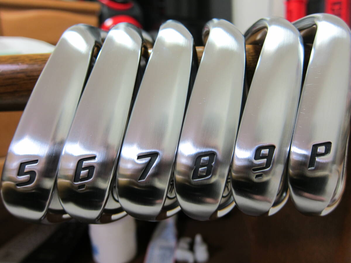 【ほぼ新品】ヤマハ リミックス フォージド アイアン 6本組(#5~9、PW) Rシャフト：N.S.PRO 950GH スチール YAMAHA RMX FORGED_画像4