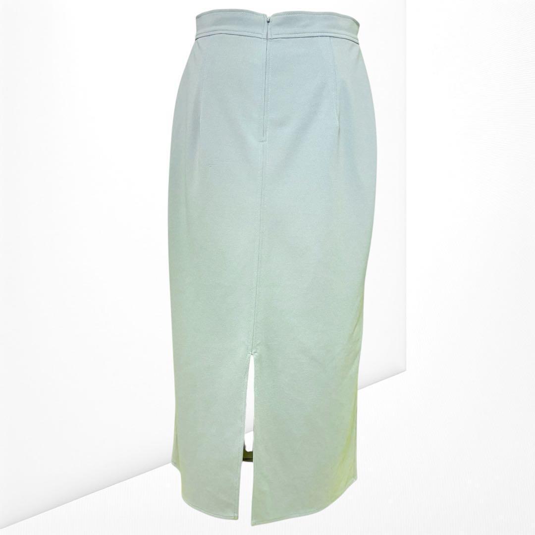 【アー・ヴェ・ヴェ】 ミディ丈ポケット付きスカート グレージュ（XL） 804D2A_画像3