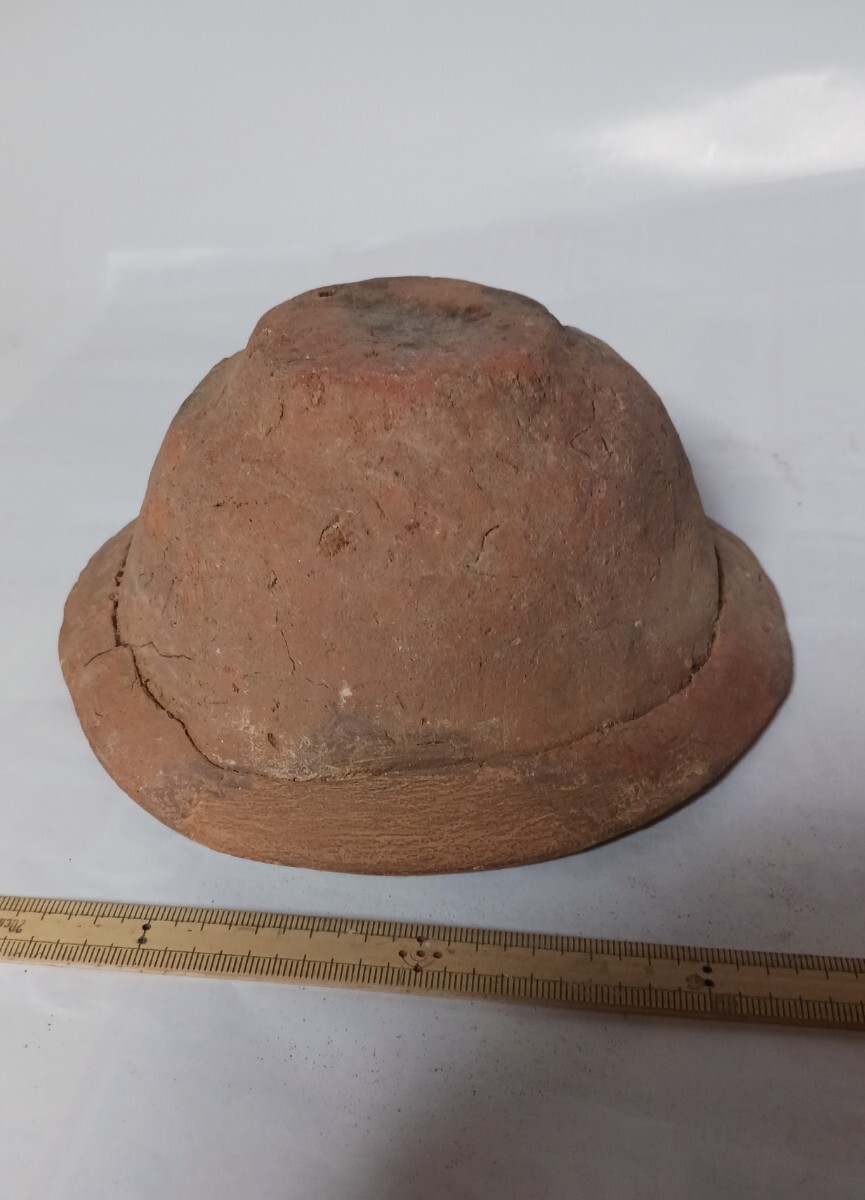 弥生土器浅鉢 ほぼ完品 弥生土器 浅鉢 平底 黒斑 弥生時代 後期 関東地方_画像9