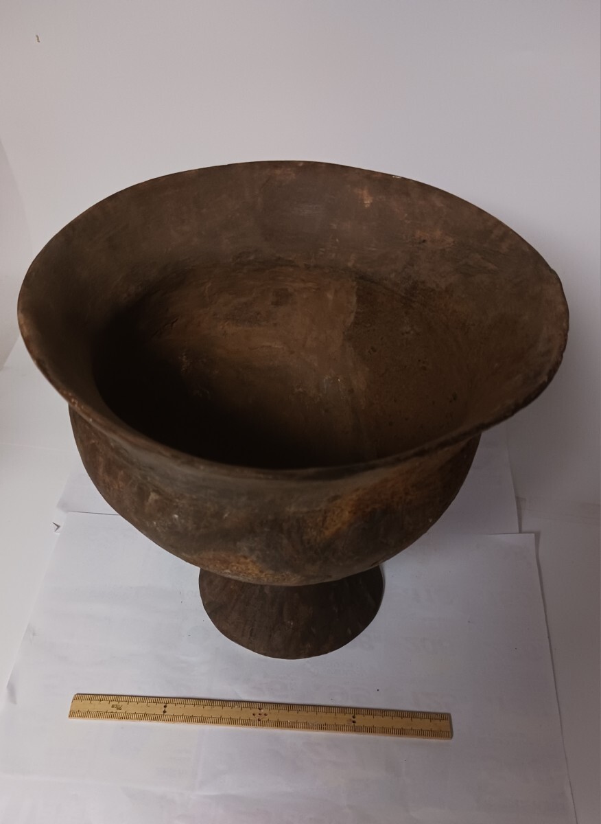 弥生土器台付甕（修復復元品）　弥生土器　台付甕　弥生時代後期　関東地方_画像10