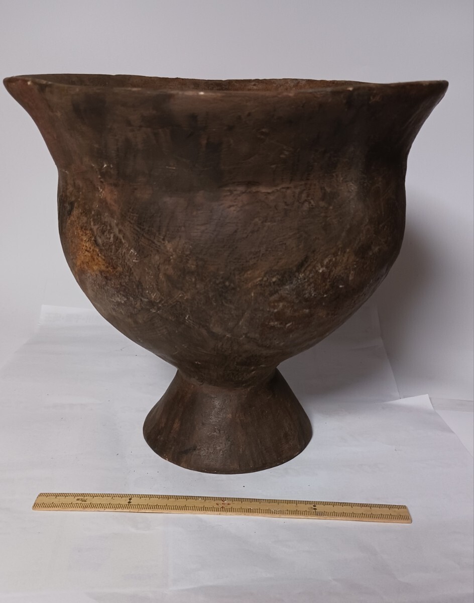 弥生土器台付甕（修復復元品）　弥生土器　台付甕　弥生時代後期　関東地方_画像4