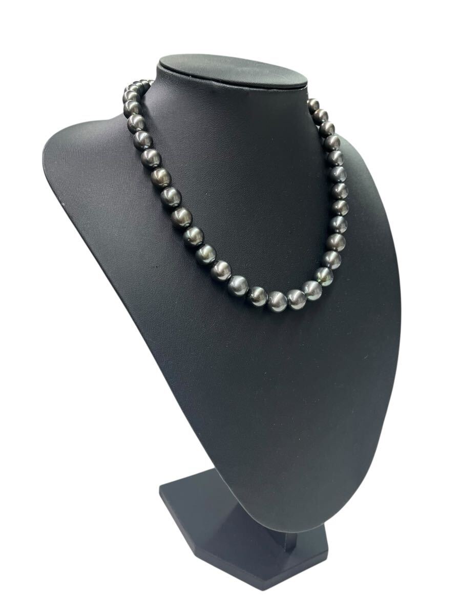 1 иен старт Black Butterfly жемчуг Black Butterfly .книга@ жемчуг жемчуг колье аксессуары 60g примерно 0.8.~1.1. серый черный серебряный металлические принадлежности большой шар с коробкой прекрасный товар 