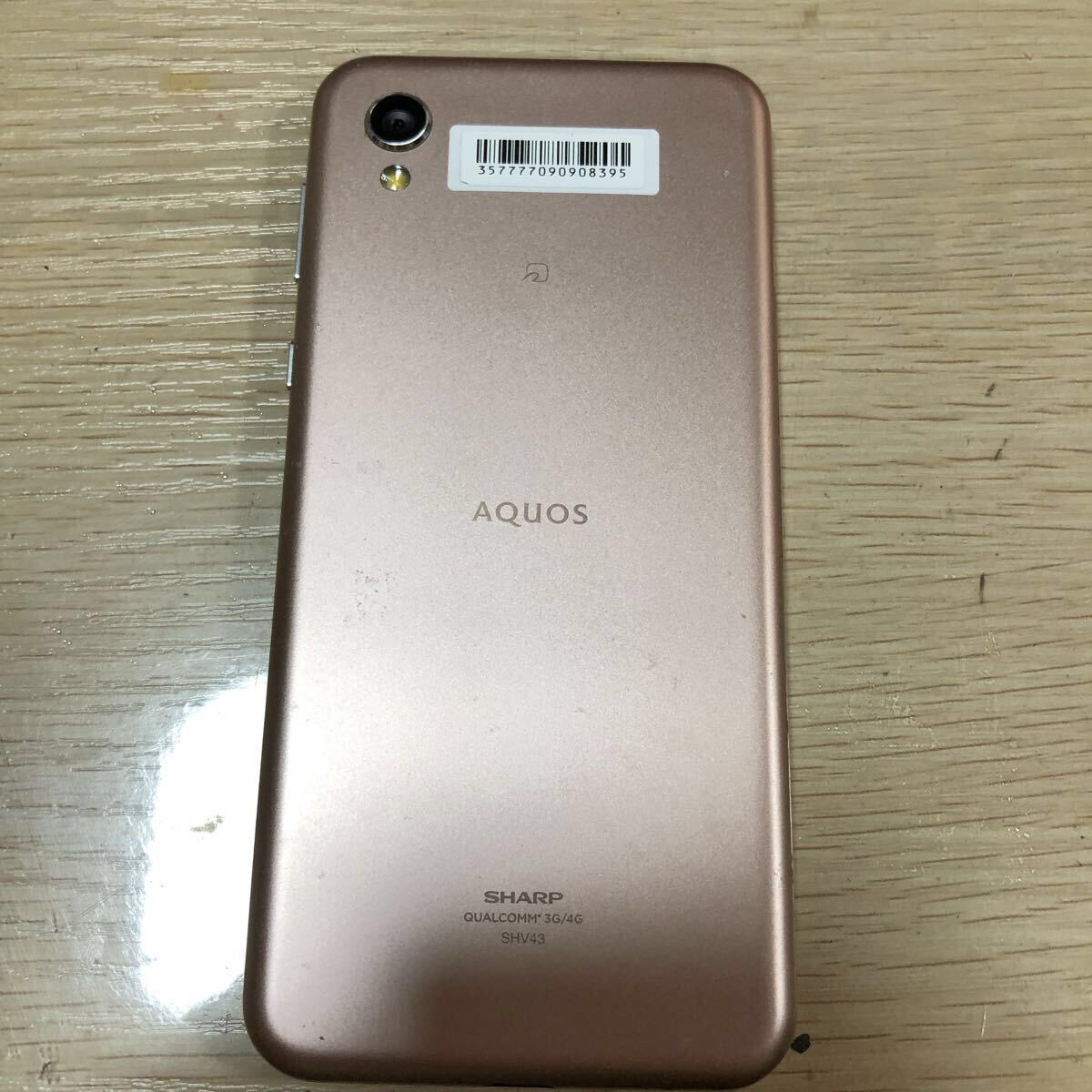 905 動作品 AQUOS sense2 SHV43 au ピンク_画像4