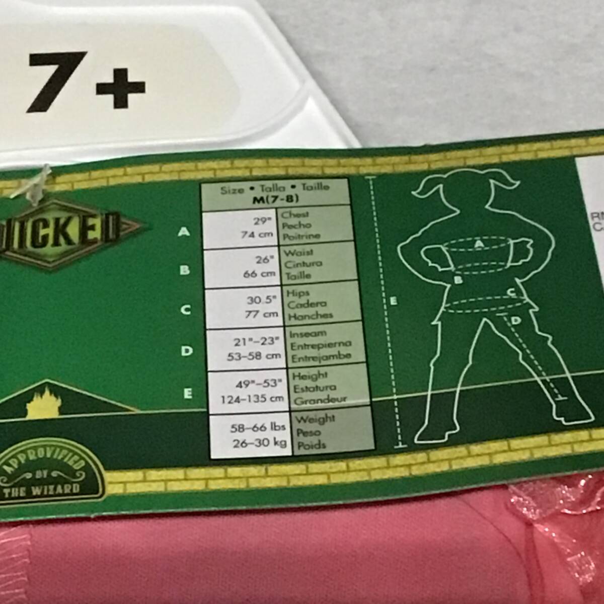 《 H 760 》☆新品未使用☆ プリンセス ドレス 5枚 コストコ仕入れ ウィキッドふたりの魔女 グリンダ 定価3598 サイズ4-6 7-8_画像9