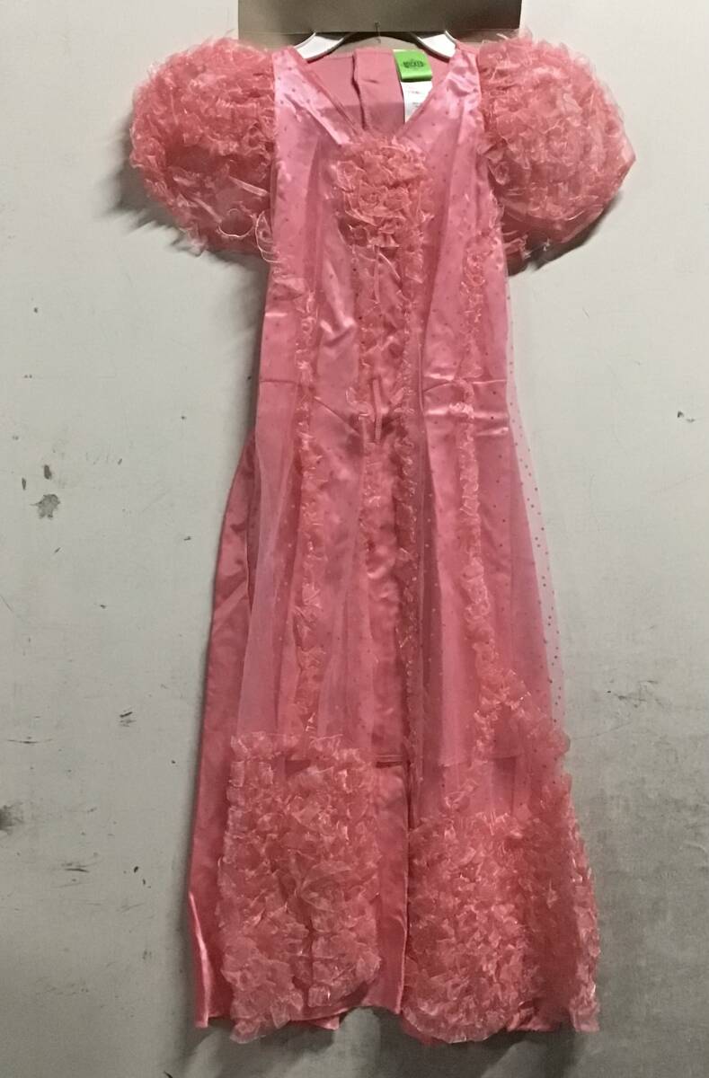 《 H 752 》☆新品未使用☆ プリンセス キッズ ドレス コストコ仕入れ ウィキッドふたりの魔女 グリンダ 定価3598 サイズ7-8_画像2