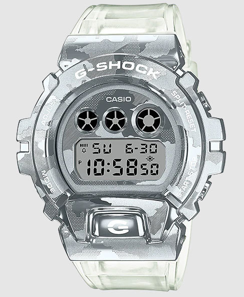 新品1円 G-SHOCK迷彩＆透明クリアスケルトン 金属ベゼル 逆輸入 G-SHOCK 20気圧防水 CASIO 新品メンズ 腕時計 Gショック 構造耐衝撃_画像7