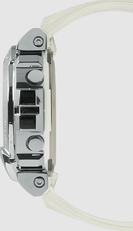 新品1円 G-SHOCK迷彩＆透明クリアスケルトン 金属ベゼル 逆輸入 G-SHOCK 20気圧防水 CASIO 新品メンズ 腕時計 Gショック 構造耐衝撃_画像9