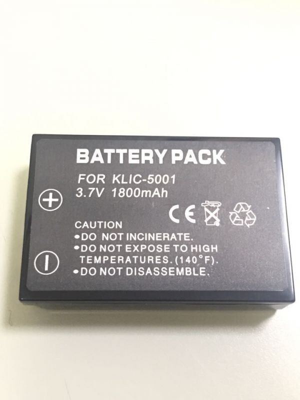 BC198→ KODAK DX7590 Zoom DX7630 / P712 / P850 / P880 / Z730 KODAK EasyShare DX6490 / DX7440 / DX7440 Zoom DX7590 　互換バッテリ-_画像1