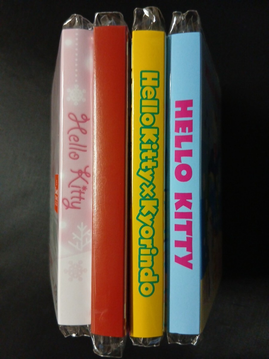 キティ パタパタメモ帳 4連メモ 4種 未使用 雪だるま ハローキティジャパン 杏林堂 水族館_画像6