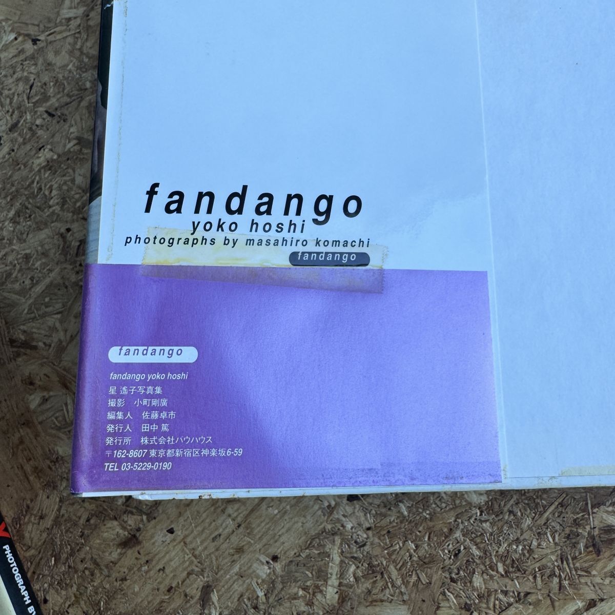 写真集 星遙子　写真集 fandango ※テープ跡あり_画像5
