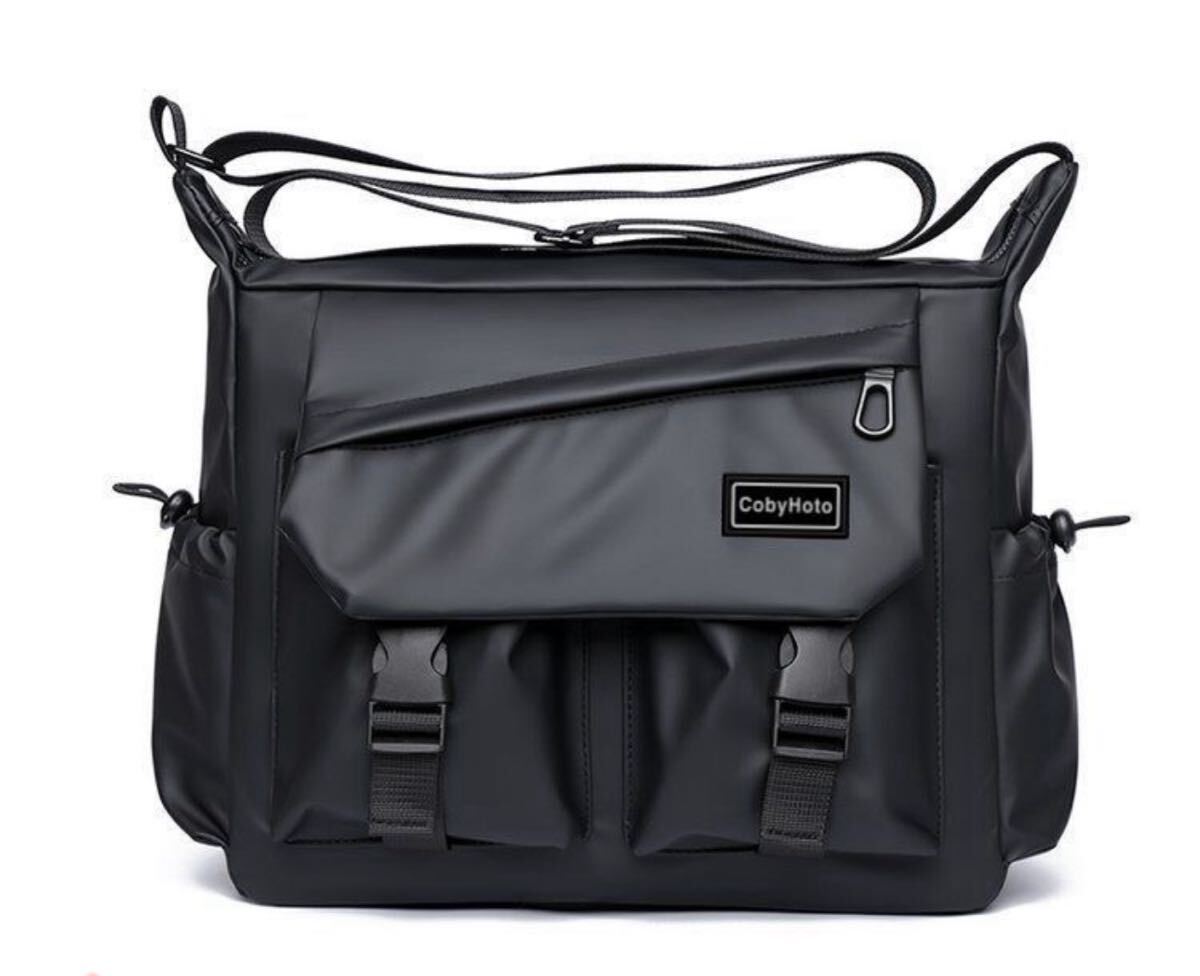 ショルダーバッグ メンズ A4 大容量 防水バッグ 人気 肩掛けカバン 斜めがけバッグ メッセンジャーバッグ ポケット多い _画像1