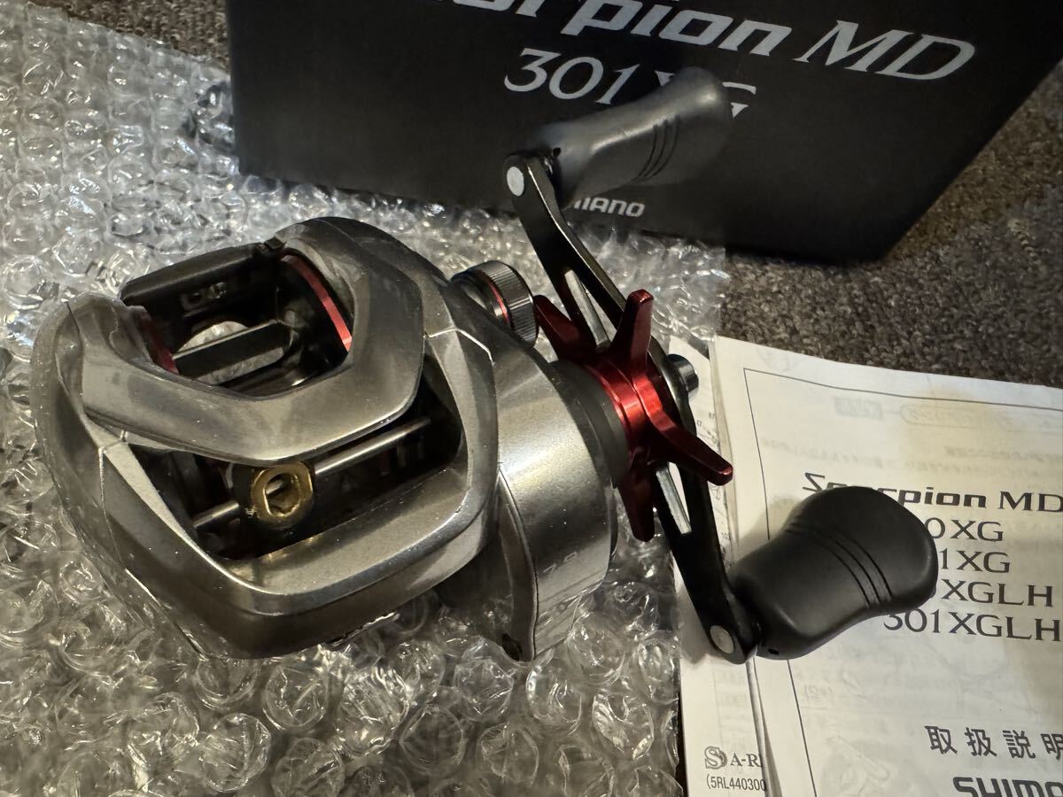 シマノ 21スコーピオンMD 301XG 美品 SHIMANO_画像8