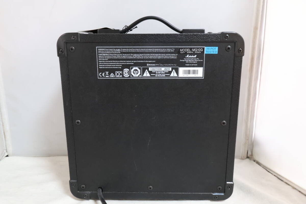 ⑳Marshallマーシャル◆ギター アンプ◆MG10G◆2020年製◆ブラック系◆タグ付き◆動作確認OK_画像5