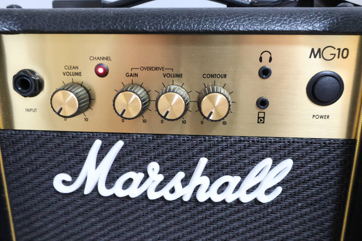 ⑳Marshallマーシャル◆ギター アンプ◆MG10G◆2020年製◆ブラック系◆タグ付き◆動作確認OK_画像3