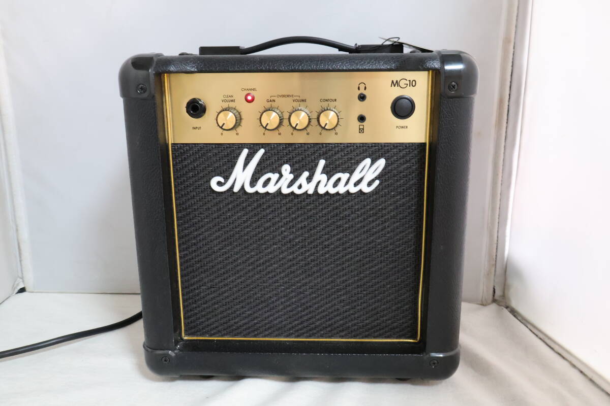 ⑳Marshallマーシャル◆ギター アンプ◆MG10G◆2020年製◆ブラック系◆タグ付き◆動作確認OK_画像2