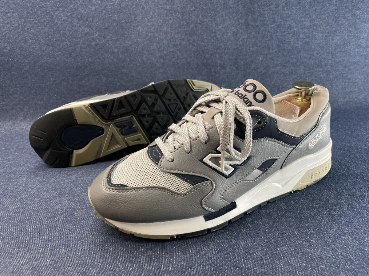 名機降臨!復刻オールドヘリテージカラー!ニューバランス【CM1600LG /ABZORB】ローカットスニーカー!グレー×ネイビー!26cm/US8_画像2