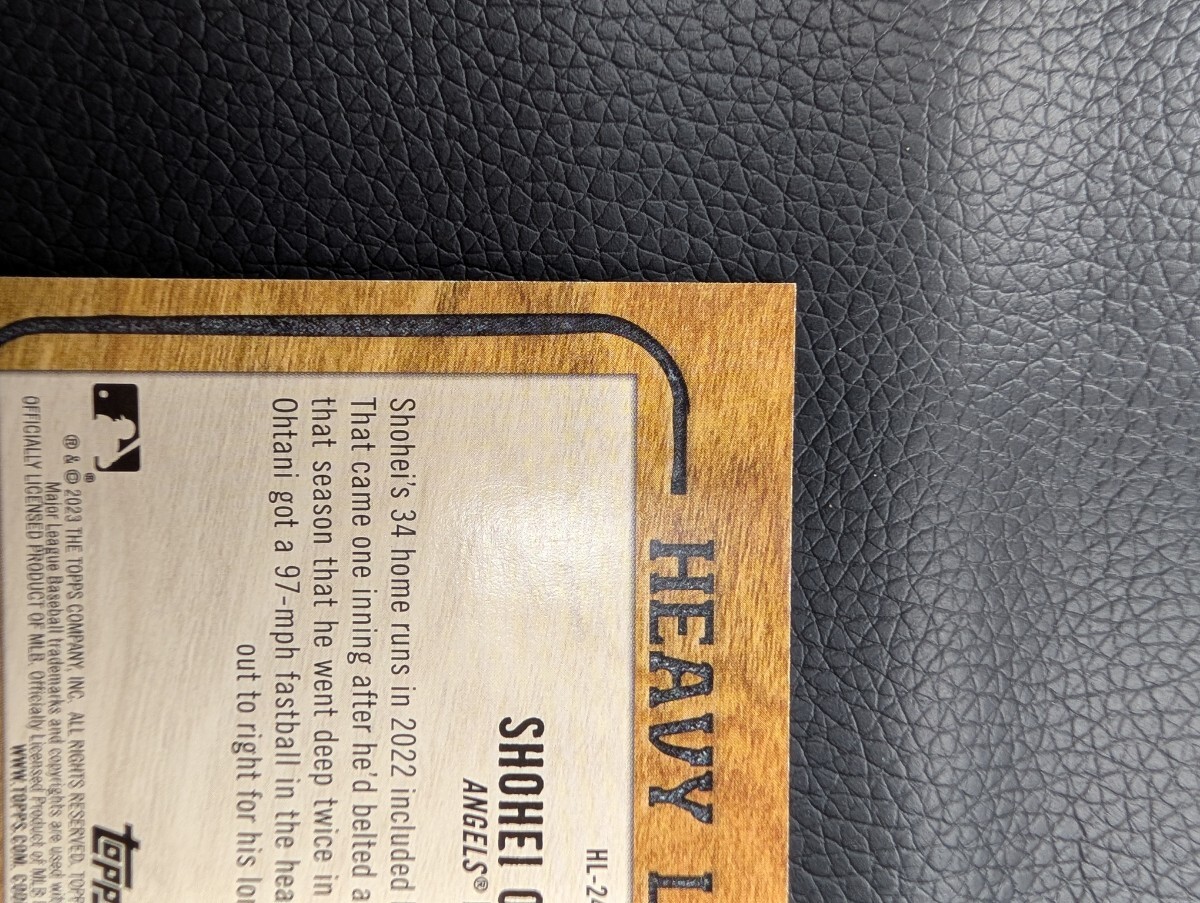 【SSP】大谷翔平 2023 Topps Heavy Lumber #HL-24 Angels Shohei Ohtani Case Hit レア インサート_画像7