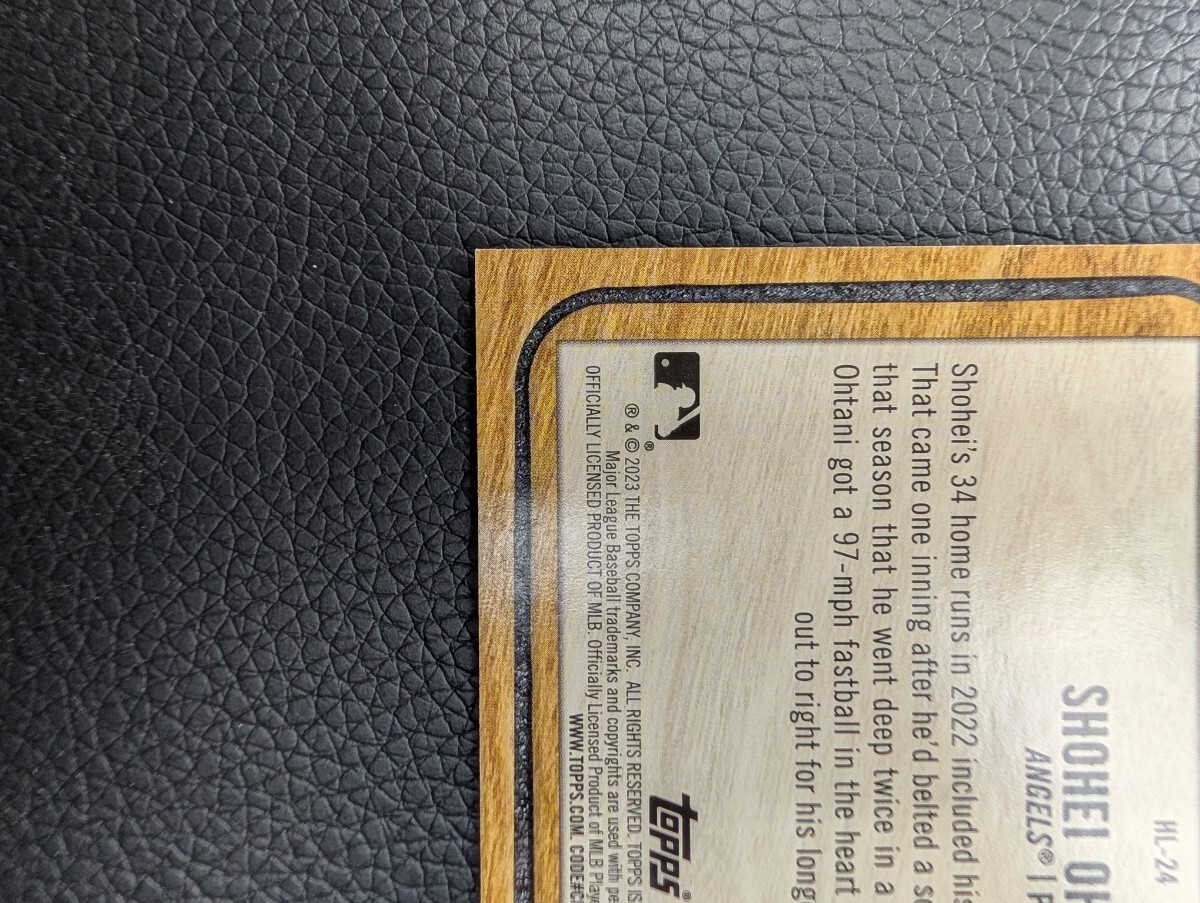 【SSP】大谷翔平 2023 Topps Heavy Lumber #HL-24 Angels Shohei Ohtani Case Hit レア インサート_画像8