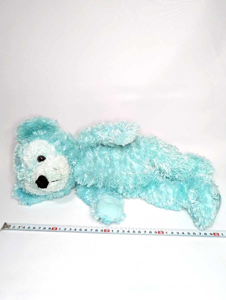 【希少/タグ付】WDW ディズニーベア ミント 水色 ぬいぐるみ / 2002-04年 初期 初代ダッフィー 元祖 USA DISNEY BEAR MINT_画像8