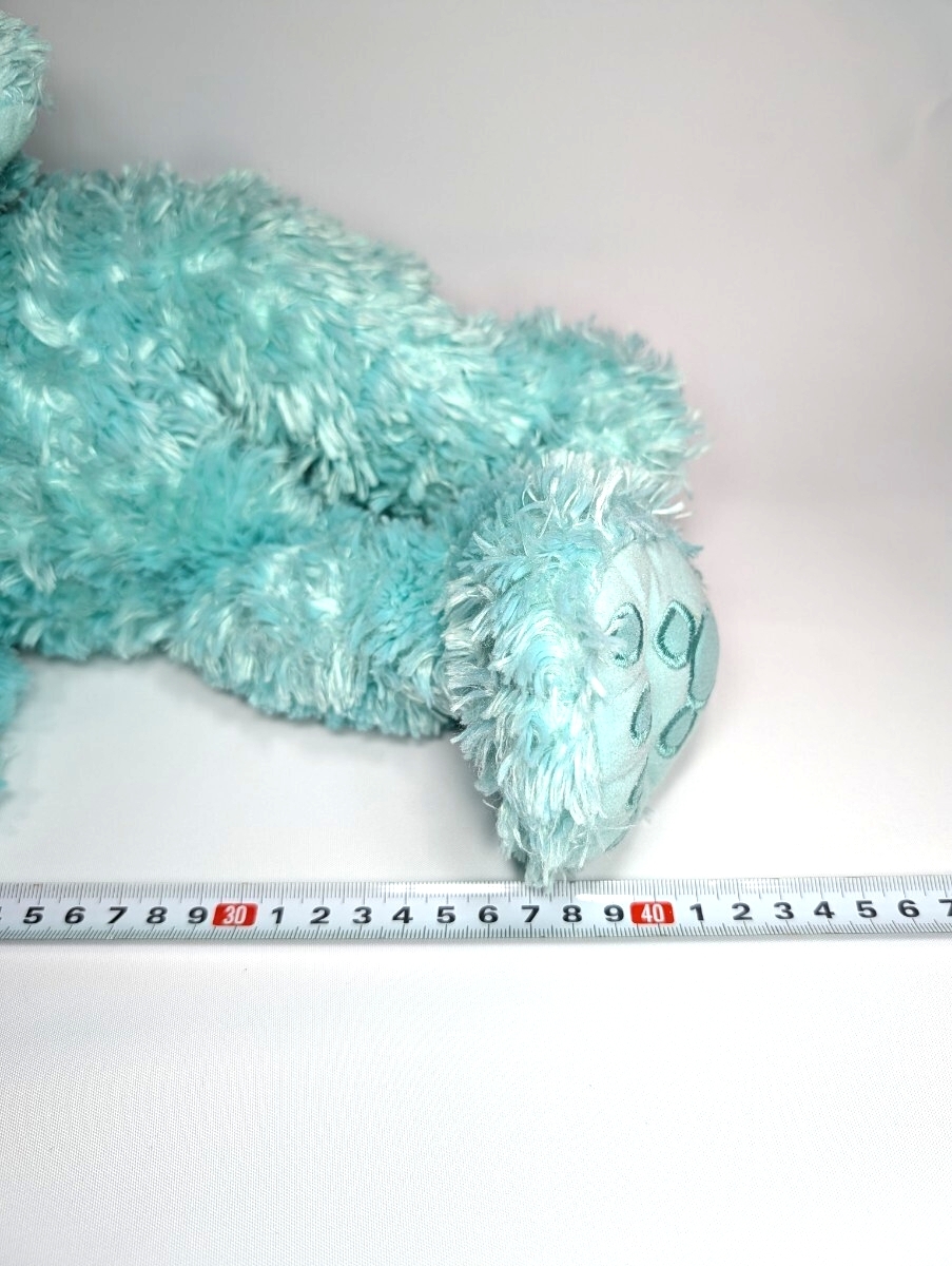 【希少/タグ付】WDW ディズニーベア ミント 水色 ぬいぐるみ / 2002-04年 初期 初代ダッフィー 元祖 USA DISNEY BEAR MINT_画像9