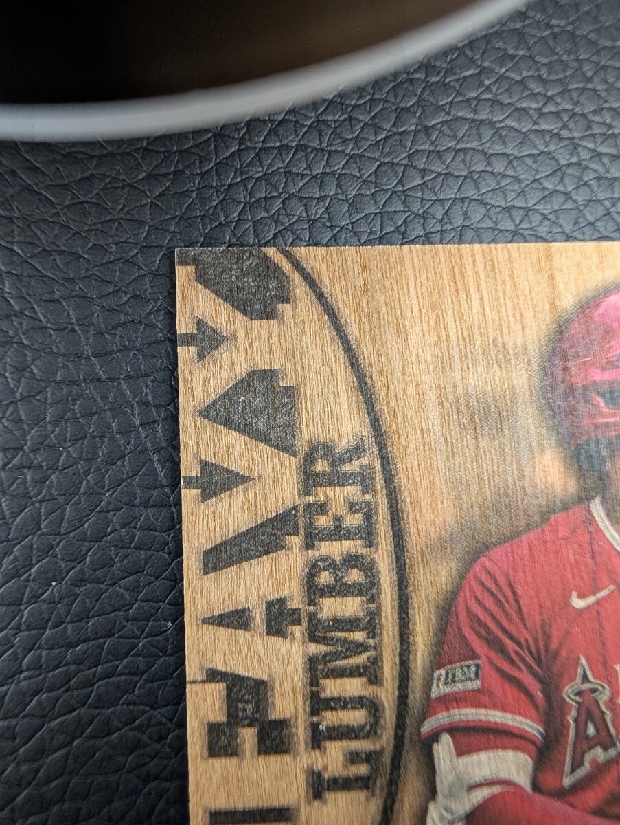 大谷翔平 2024 Topps Heavy Lumber #HL-9 エンゼルス / インサートカード 木目調 Shohei Ohtani Angels_画像5