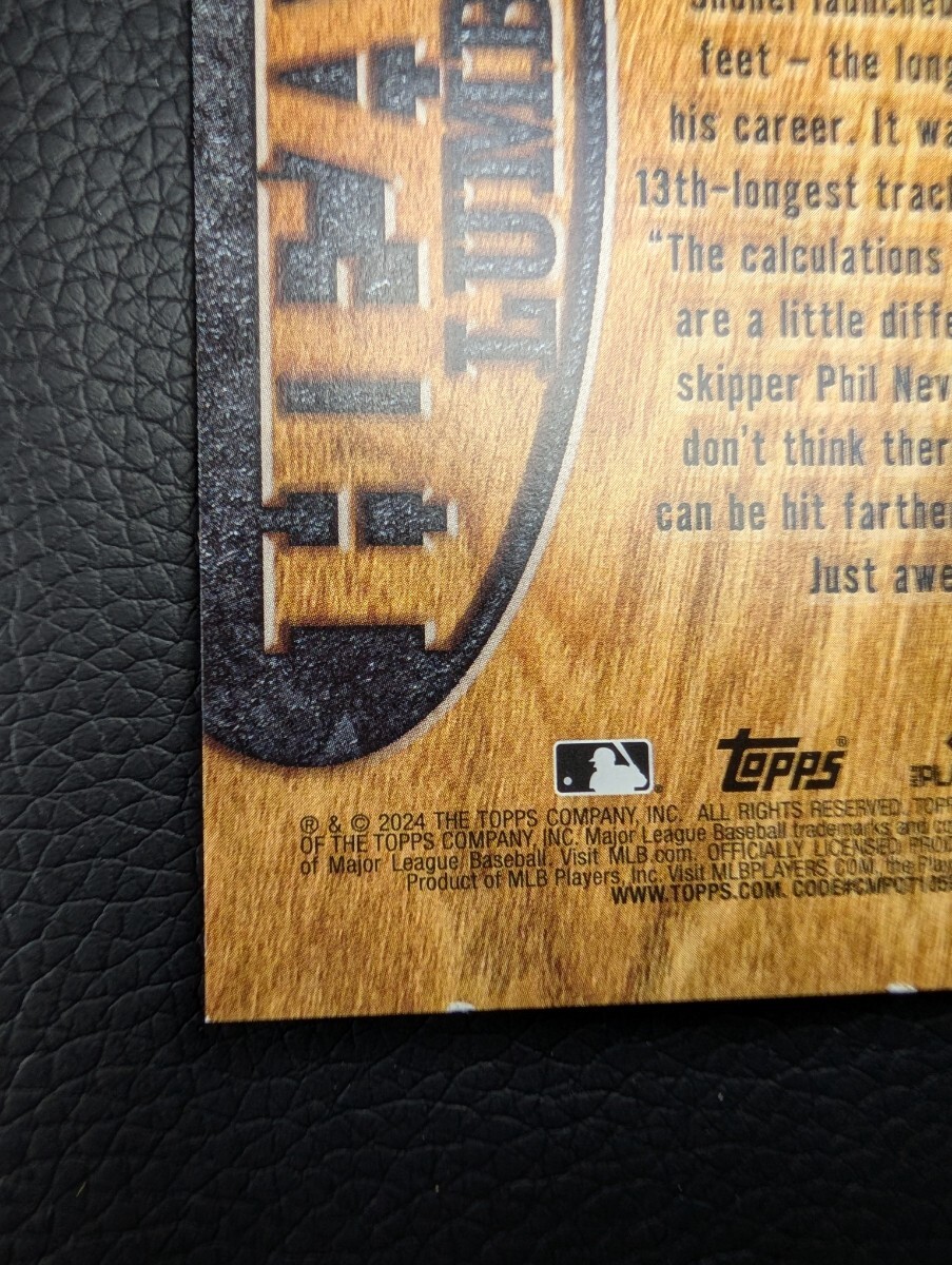 大谷翔平 2024 Topps Heavy Lumber #HL-9 エンゼルス / インサートカード 木目調 Shohei Ohtani Angels_画像7