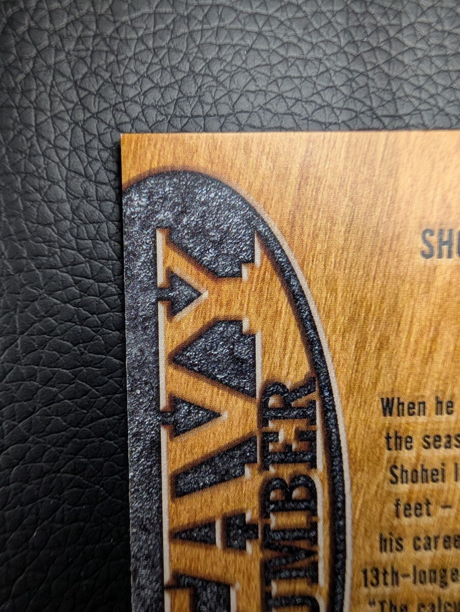 大谷翔平 2024 Topps Heavy Lumber #HL-9 エンゼルス / インサートカード 木目調 Shohei Ohtani Angels_画像10