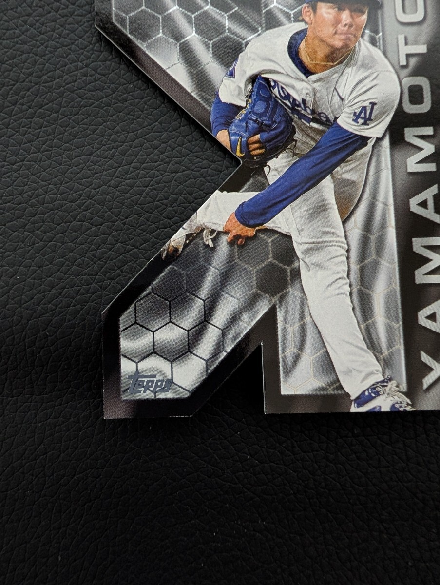 【おまけ付】SSP 山本由伸 2025 Topps K ZONE 逆K ダイカット ドジャース (検索 大谷翔平)_画像2