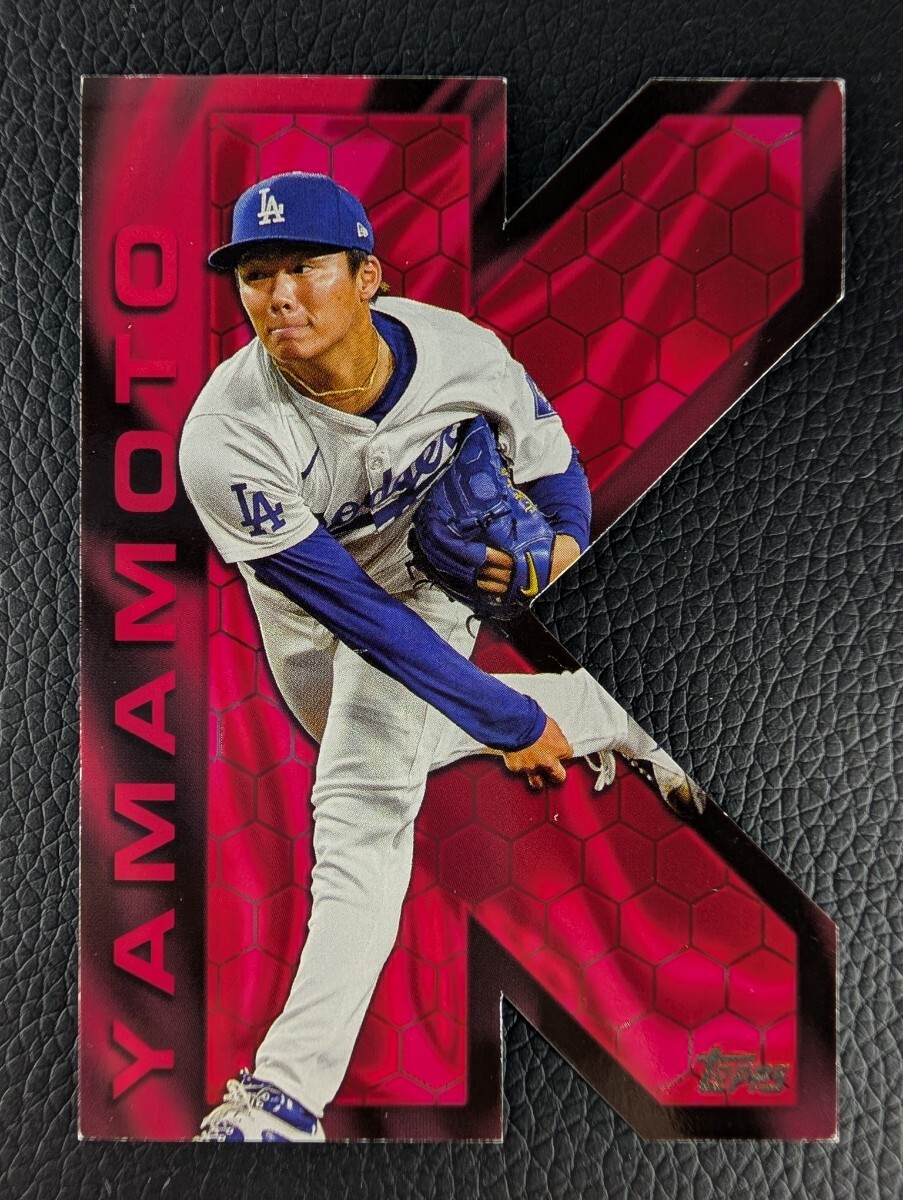 【おまけ付】SSP 山本由伸 2025 Topps K ZONE 逆K ダイカット ドジャース (検索 大谷翔平)_画像10