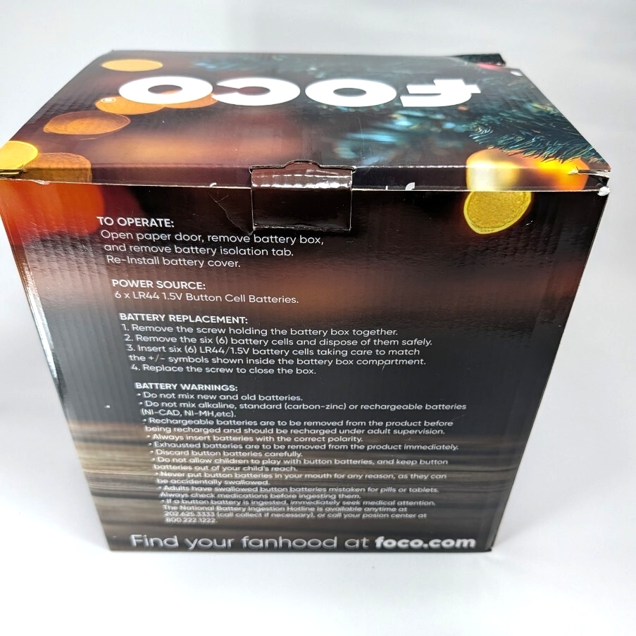 【新品・光る】大谷翔平 ドジャース 2024 ボブルヘッド FOCO クリスマス ライトアップ機能付 フィギュア_画像2