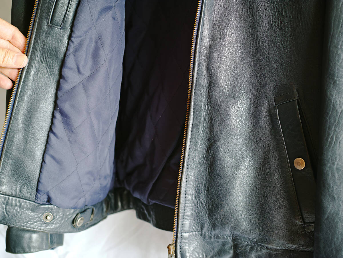 希少美品フランス レザーフライトジャケット vintage ヴィンテージ militaria COMOLI auralee graphpaper LE l'echoppe_画像5